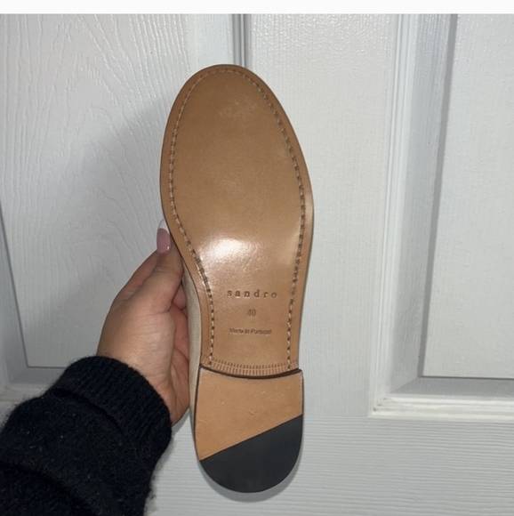 Sandro chain loafers with discoloration and yellowing - Picture 4 of 6